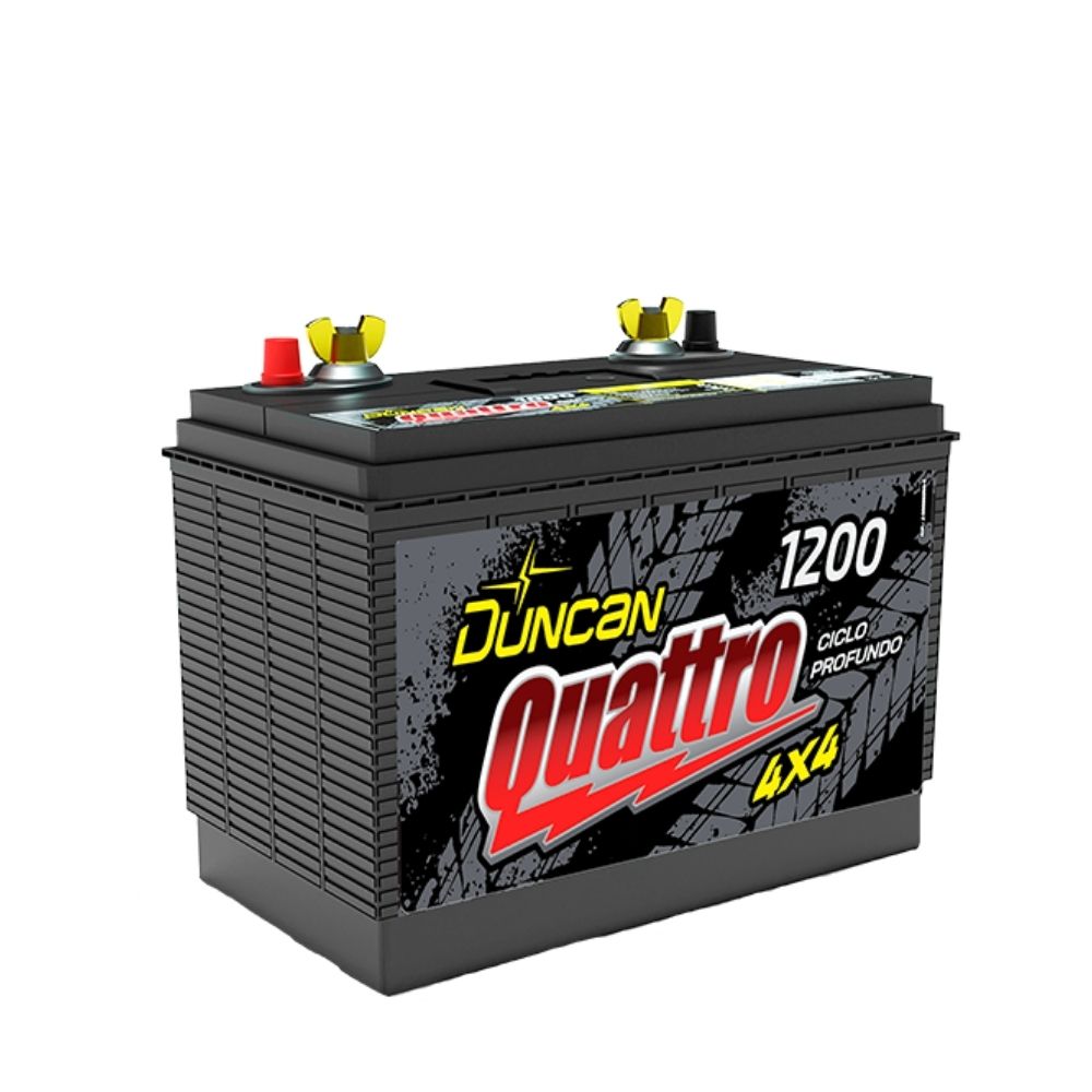 Batería Auto Duncan Quattro 4X4 27 1200 | Derecha (+)