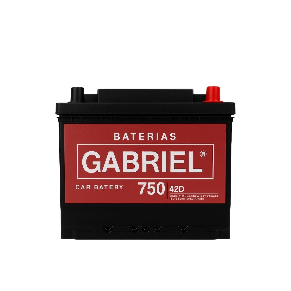 Batería Auto Gabriel 42D 750 | Derecha (+)