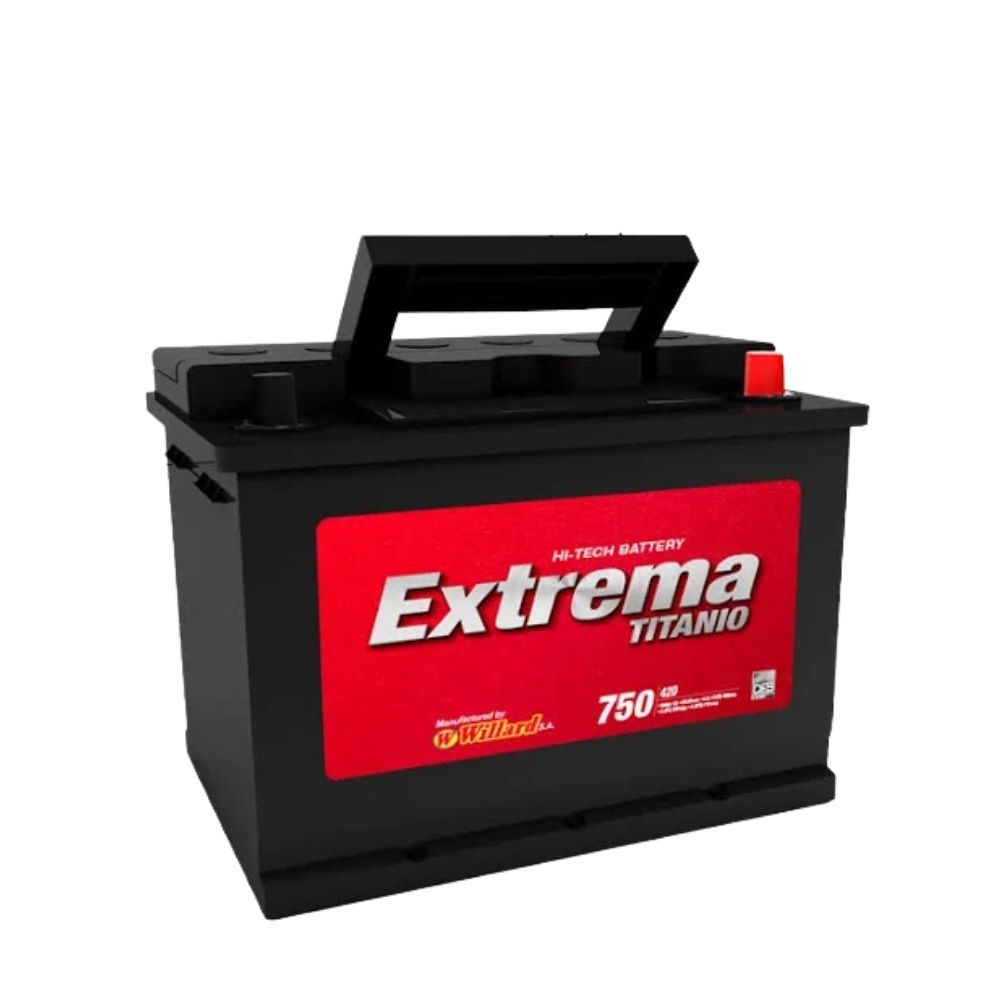 Batería Auto Willard Extrema Titanio 750 42 | Derecha (+)