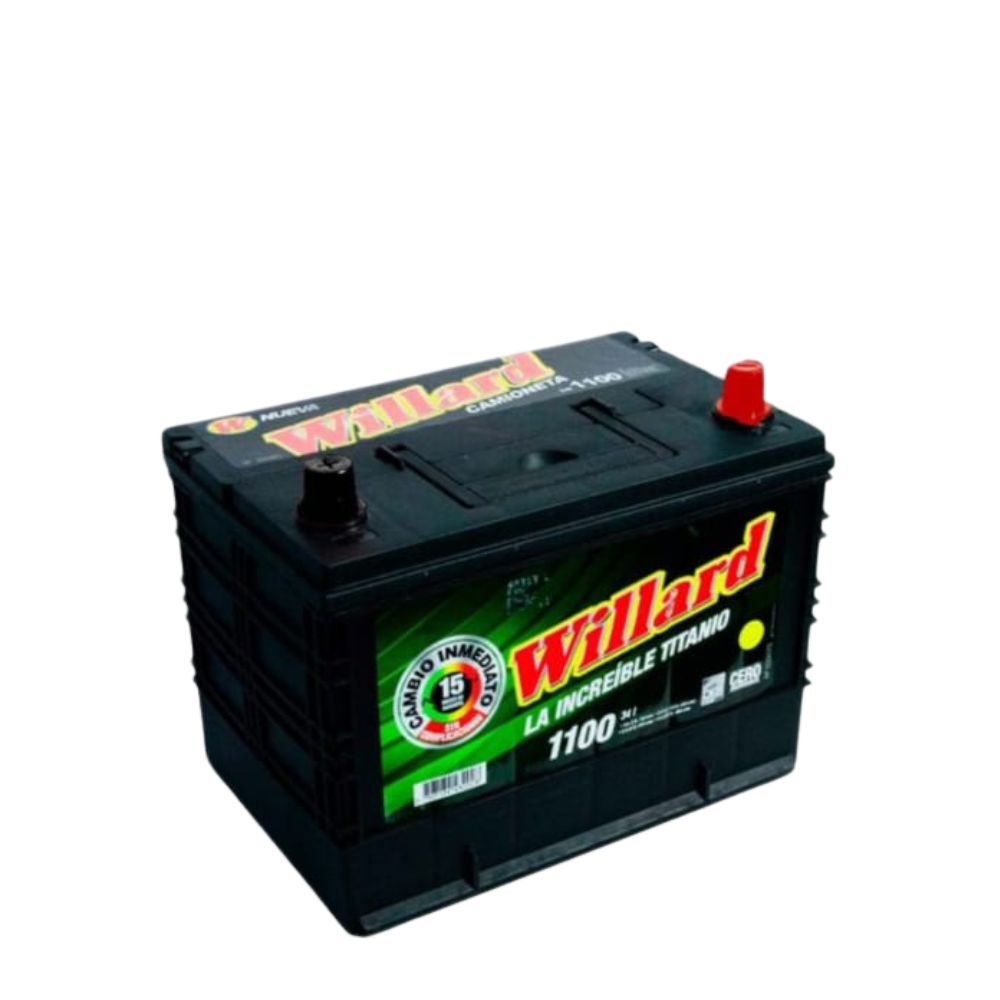 Batería Auto Willard Titanio 1100 34 | Derecha (+)